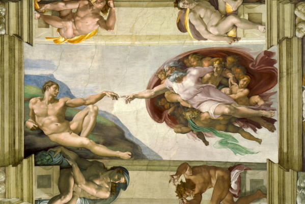 The Creation of Adam, fresco, Sistine Chapel