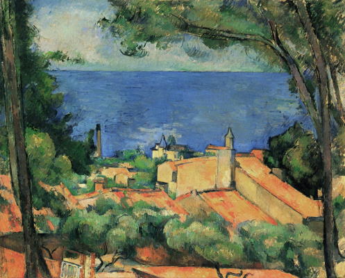 Cezanne, L'Estaque aux toits rouges