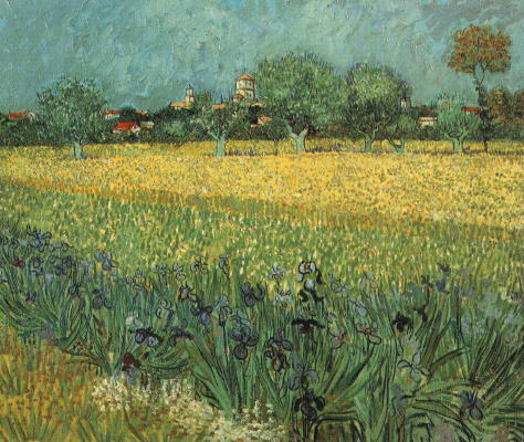 Vincent van Gogh - View of Arles with Irises